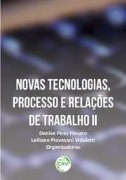 Capa do livro Novas Tecnologias, Processo e Relações de Trabalho II